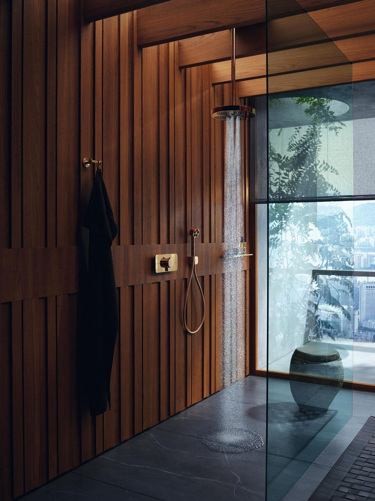 AXOR ONE 75 EcoSmart Handbrause 1jet Chrom – PowderRain Strahl & QuickClean Antikalk