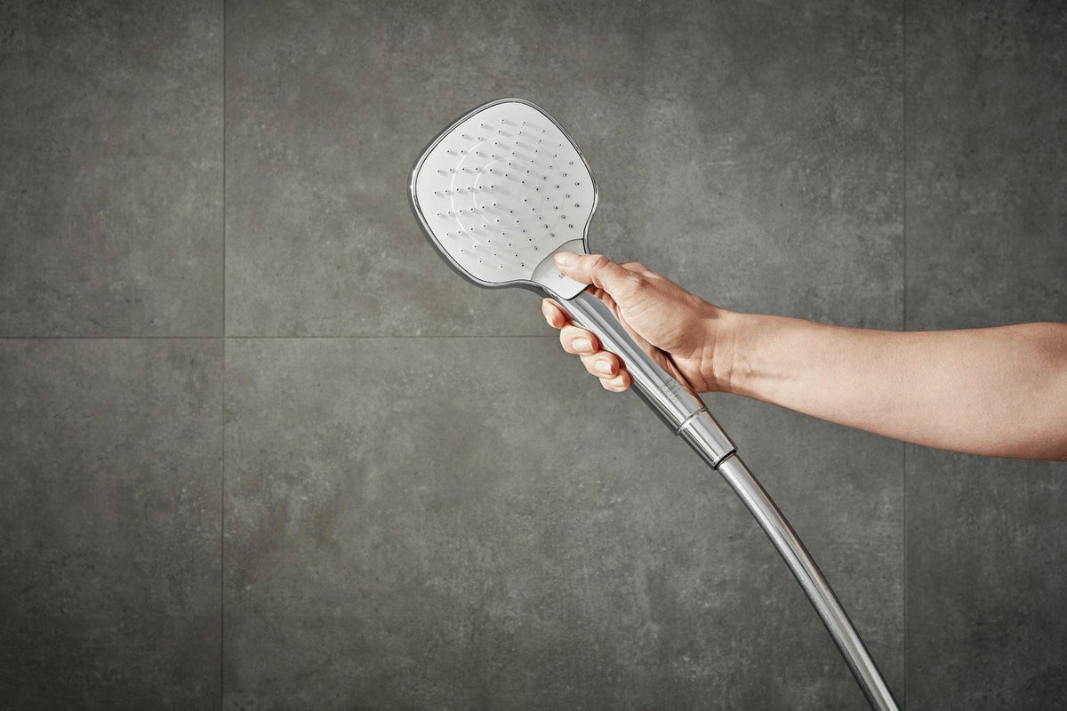 HANSGROHE Handbrause Croma Select E Vario 110 mm weiß/chrom – 3 Strahlarten mit Select-Taste