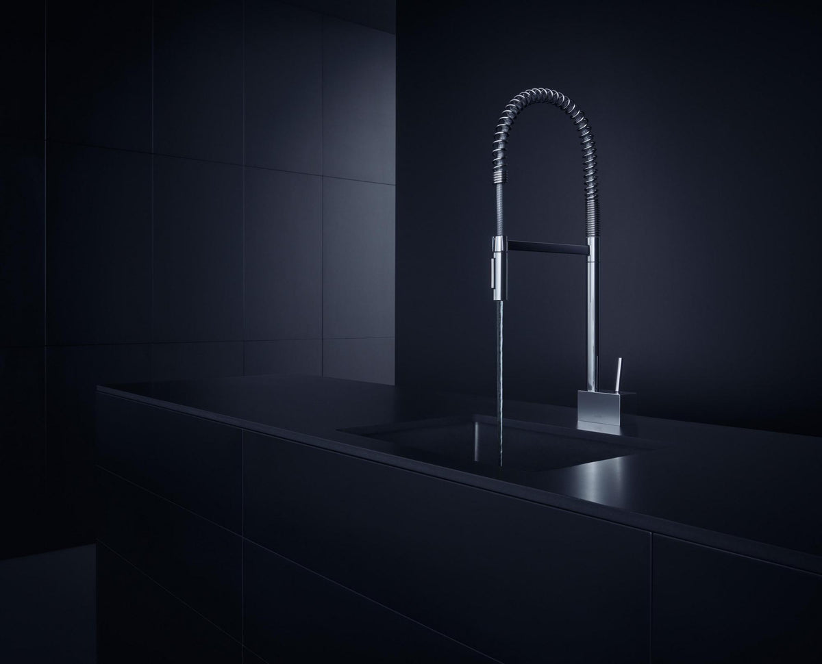 AXOR STARCK Küchenmischer Semi-Pro DN 15 chrom – ComfortZone 240, 360° Schwenkbereich