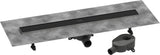 HANSGROHE RainDrain Go Komplettset Duschrinne 800 mm rückseitig befliesbar, matt schwarz
