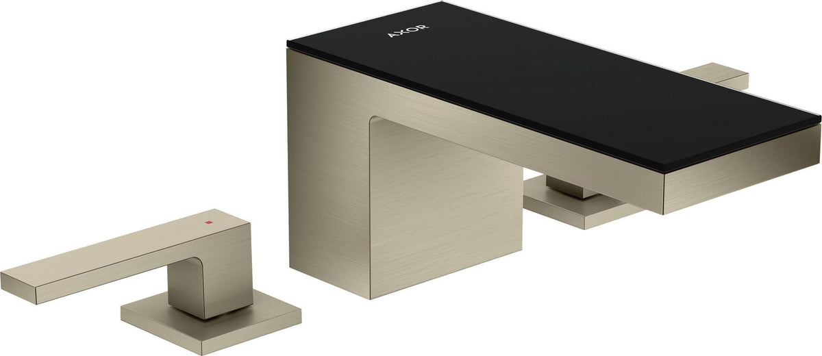 AXOR MYEDITION 3-Loch-Waschtischmischer 70 ohne Platte in polished gold optic – PowderRain