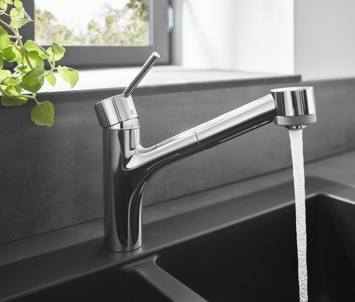 HANSGROHE Talis S Einhebel-Küchenmischer 170 mit sBox und Ausziehbrause in Chrom