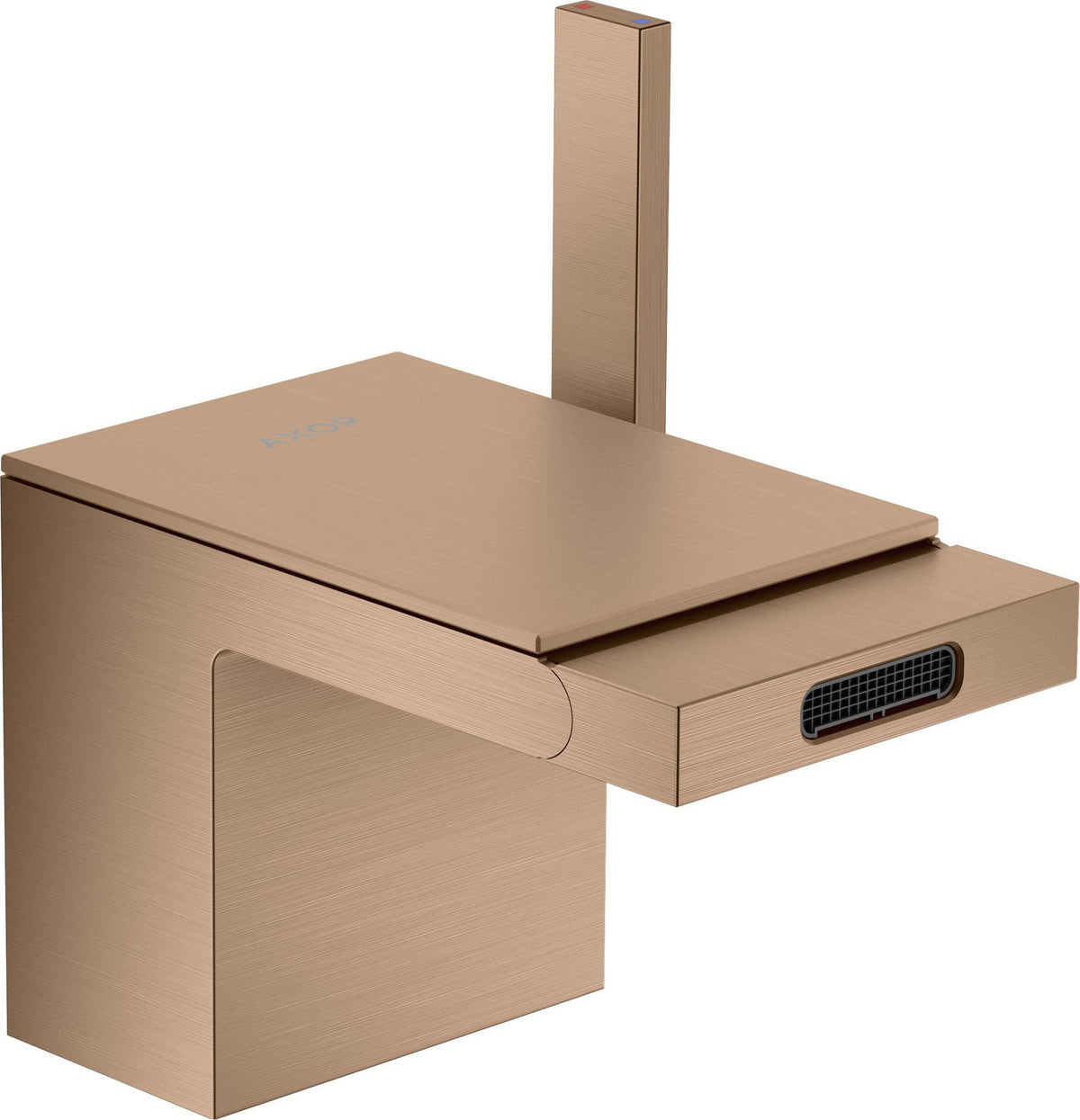 AXOR MyEdition Platte 150 in Leder – Abnehmbare Design-Abdeckung für Waschtischarmaturen