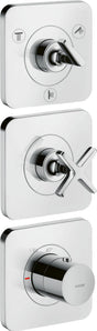 AXOR Citterio E Thermostatmodul DN 20 mit Rosetten für 3 Verbraucher, Chrom