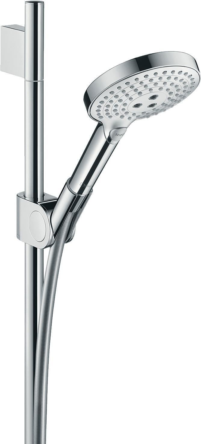 AXOR Uno² Brauseset mit Axor 120 3jet Handbrause, Brausestange 90 cm und Brauseschlauch in Chrom