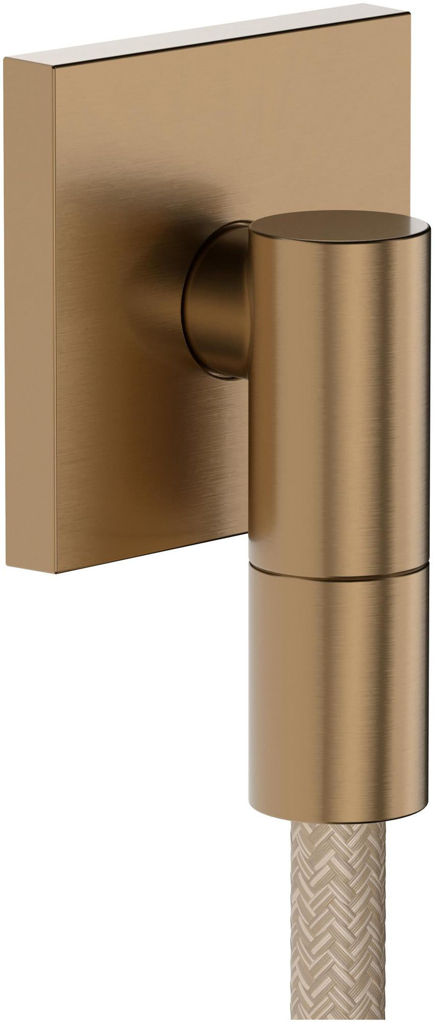 AXOR Wandanschluss Wall outlet Fine eckig G1/2" mit Rückflussverhinderer und Rosette