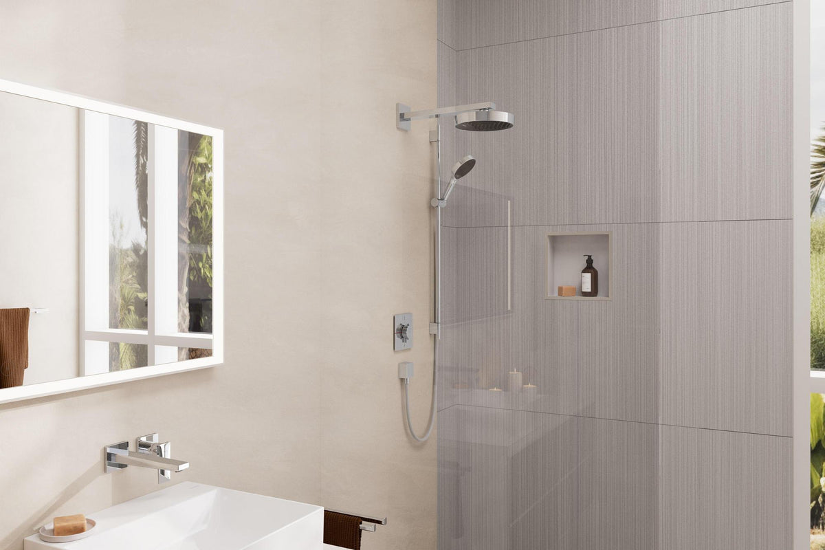 HANSGROHE ShowerSelect Comfort E Thermostat Fertigmontageset UP Chrom für 2 Verbraucher