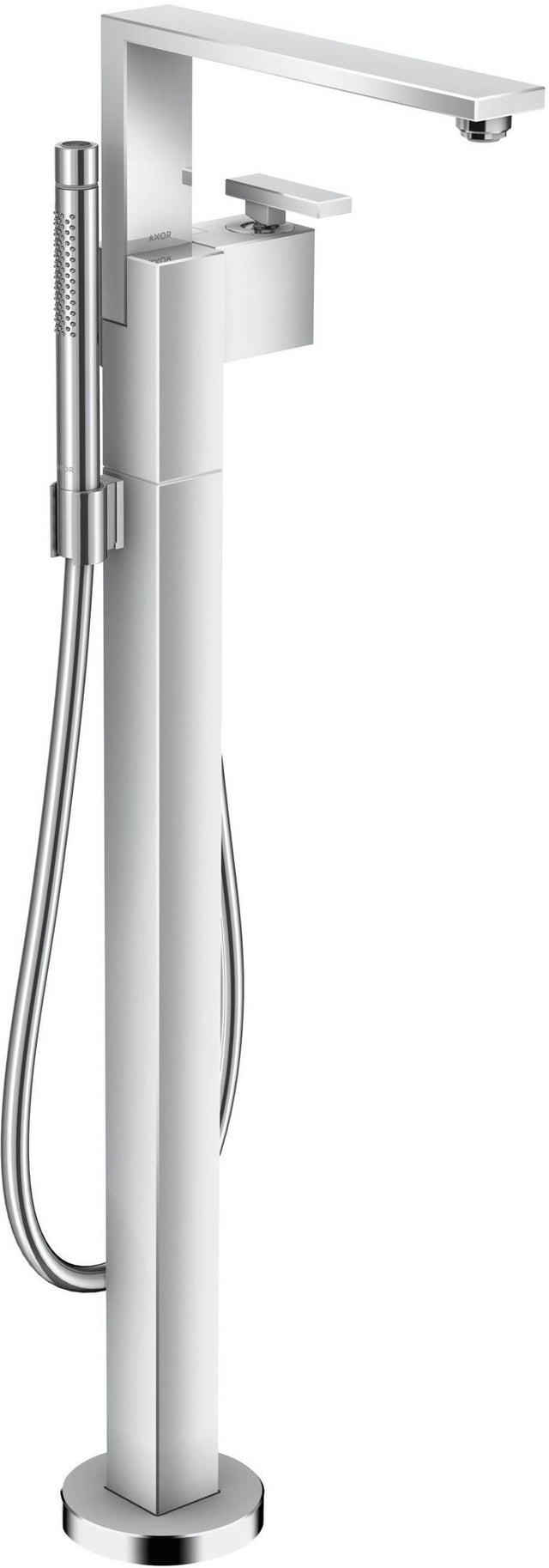 AXOR Edge Wannenmischer Fertigset zur Bodenmontage in Chrom – Hansgrohe