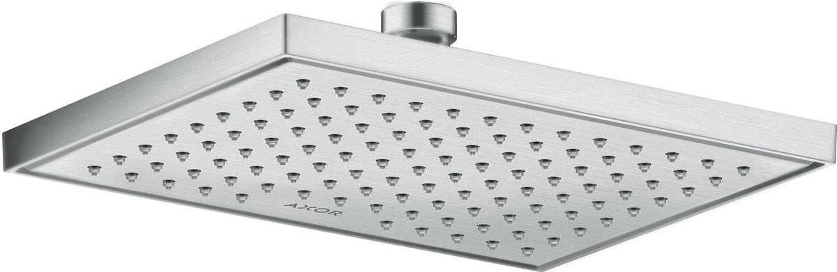 AXOR Kopfbrause 245 x 185 mm 1 Jet EcoSmart Chrom – Rain-Duschkopf für Wand- und Deckenmontage