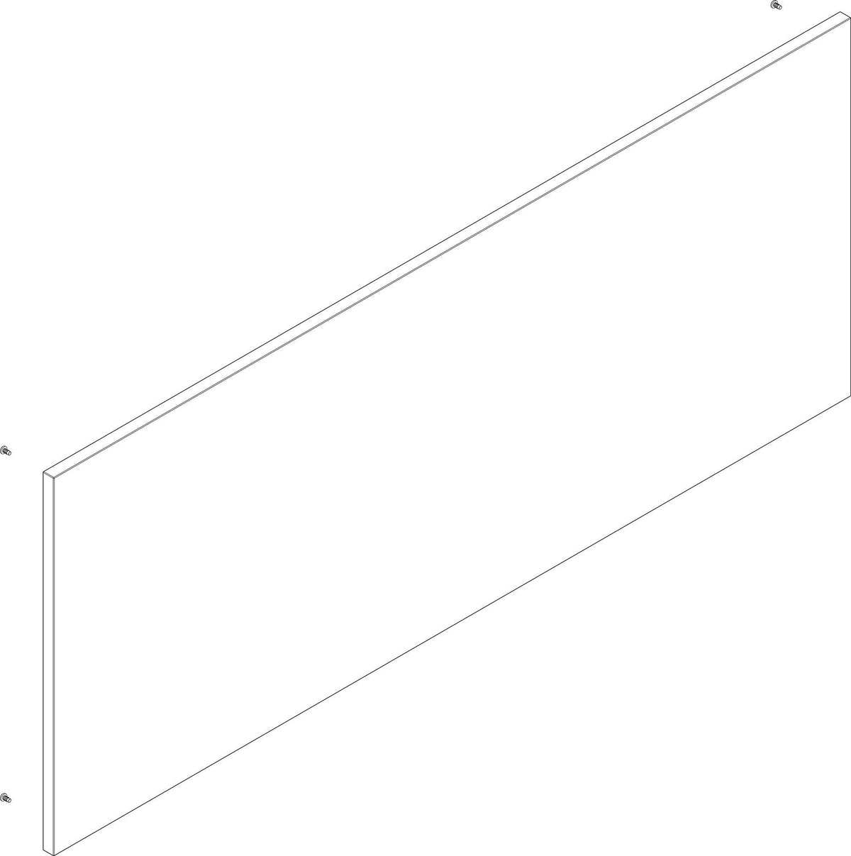 HANSGROHE HG Xilesa Front 1180x485 SilentSystem ECHK – Badmöbel-Ersatzfront