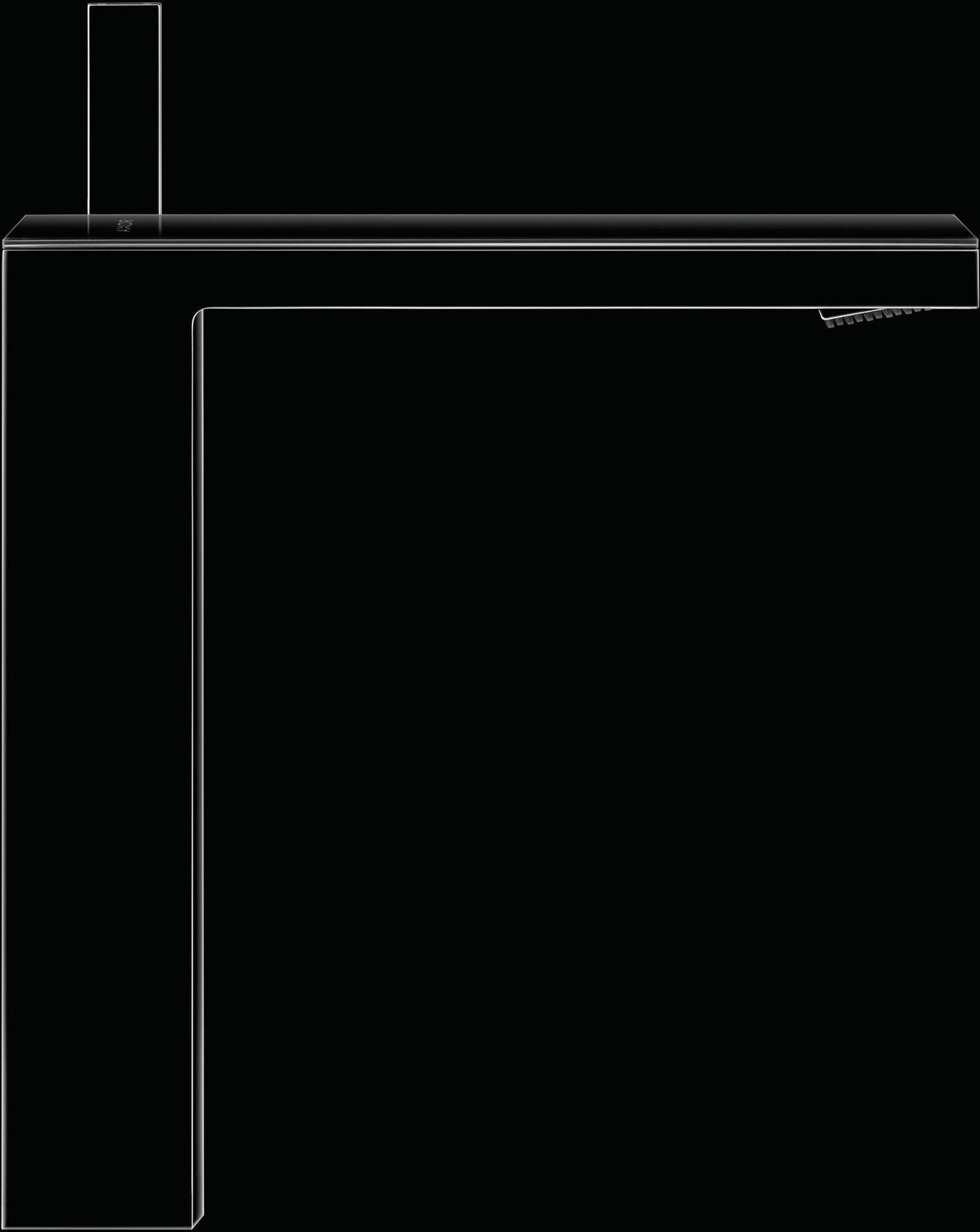 AXOR MyEdition Waschtischmischer 230 mit Push-Open Ablaufgarnitur, chrom, Sicherheitsglas