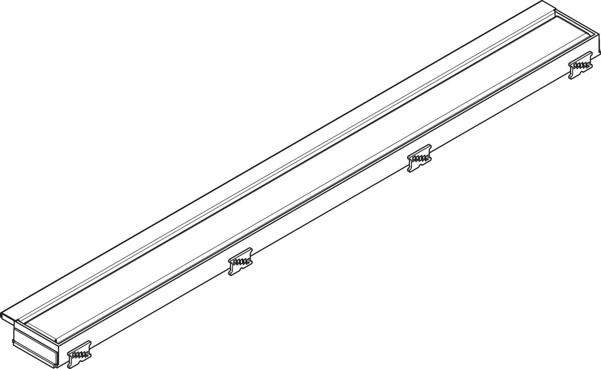 HANSGROHE RainDrain Match Duschrinne 600 mm mattschwarz höhenverstellbar