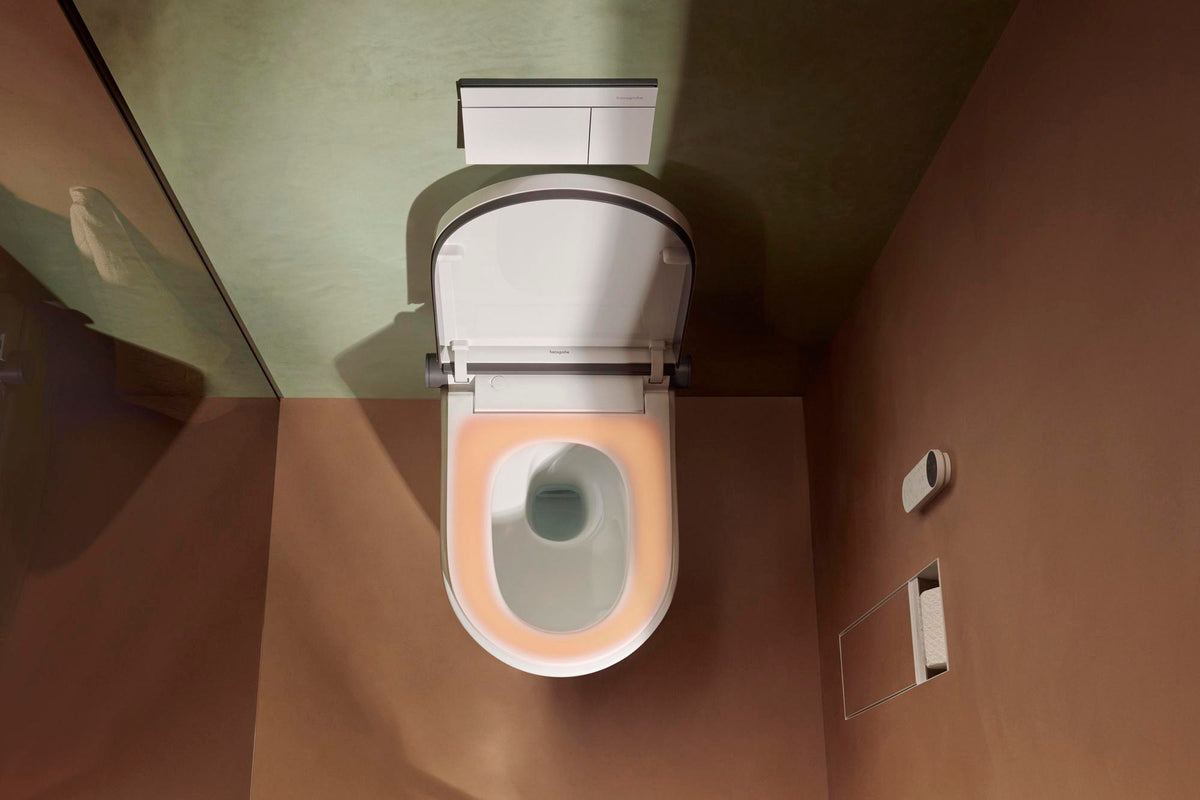 HANSGROHE Dusch-WC LavaPura Element S AquaHelix Flush mit HygieneEffect – Komplettset Wand-WC