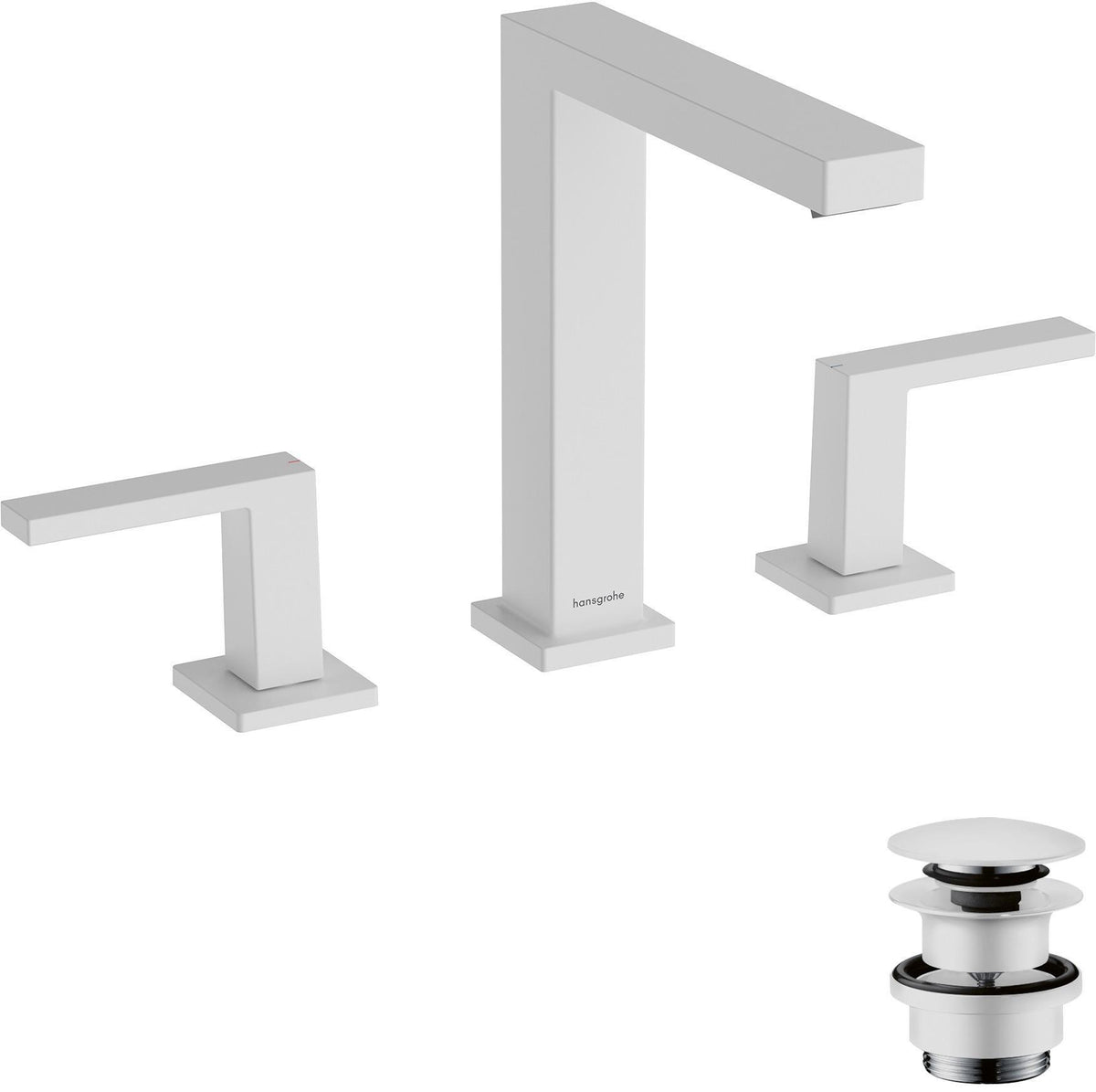 HANSGROHE Tecturis E 3-Loch-Waschtischarmatur ComfortZone 150 CoolStart Chrom