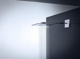 AXOR Kopfbrause 300/300 2jet Chrom mit Brausearm – PowderRain & Intense PowderRain