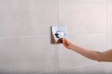HANSGROHE ShowerSelect Comfort E Thermostat Fertigmontageset UP Chrom für 2 Verbraucher