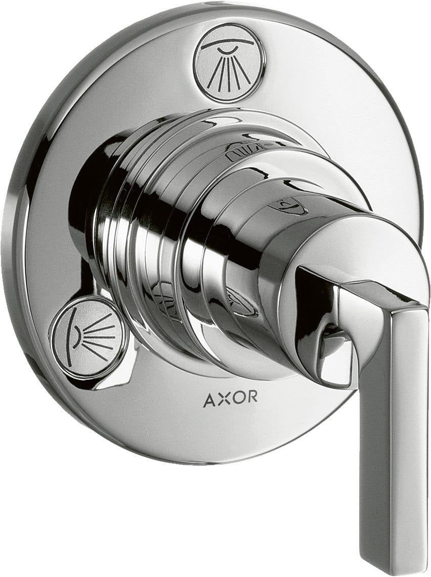 AXOR Citterio Ab-/Umstellventil Unterputz mit Hebelgriff, chrom – DN20, Messing