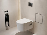 HANSGROHE XtraStoris Rock Einbau-Abfalleimer mit befliesbarer Tür 300/300/100