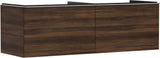 HANSGROHE Xelu Q Waschtischunterschrank 1560 mm Weiß Hochglanz mit 2 Schubkästen