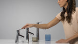 HANSGROHE Talis S Einhebel-Waschtischmischer 190 chrom mit Zugstangen-Ablaufgarnitur