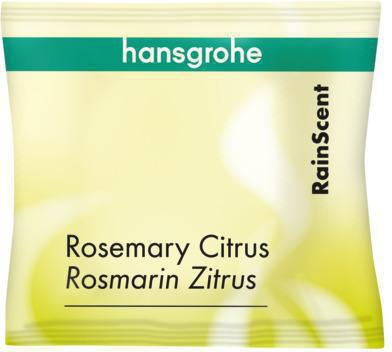 HANSGROHE RainScent Wellness Kit Rosmarin/Zitrus – 5er-Pack vegane Duschtabs ohne Mikroplastik