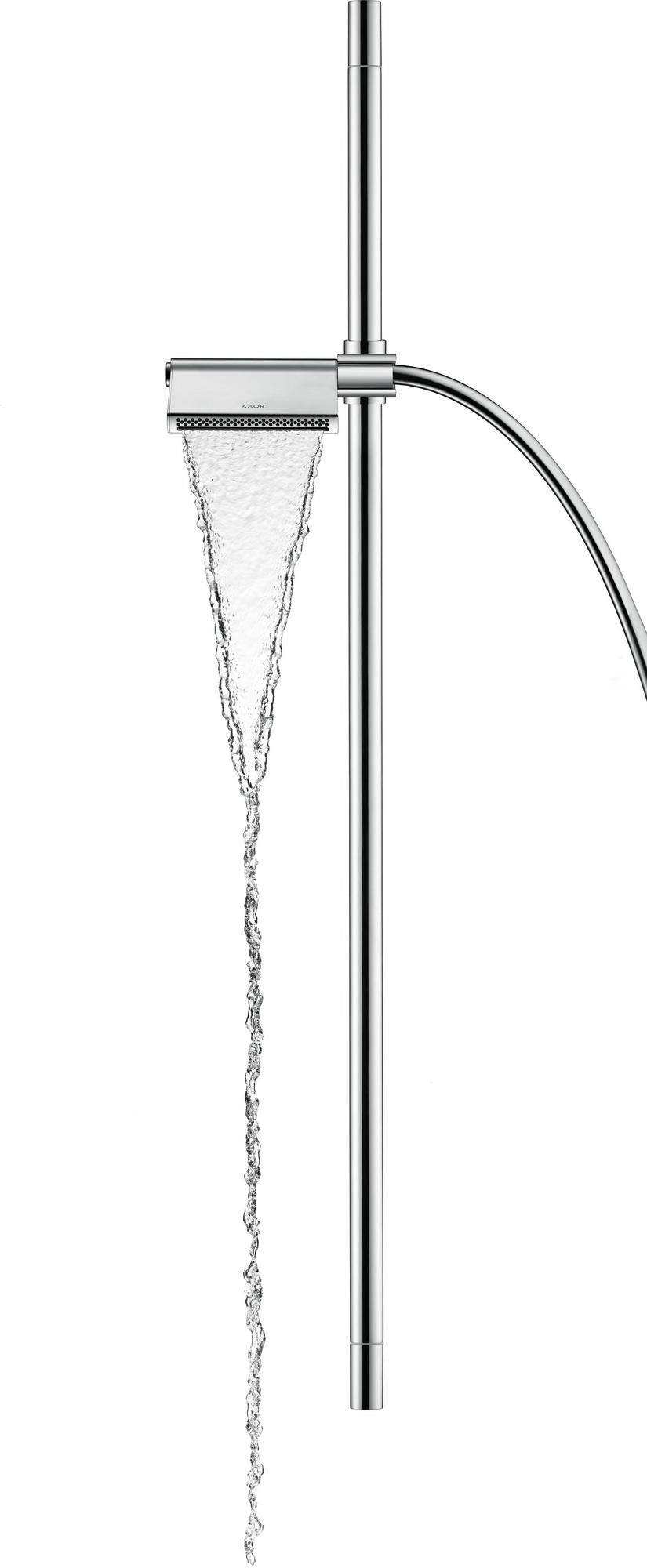AXOR One Brauseset 2jet Chrom mit Handbrause, Brausestange und Brauseschlauch