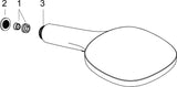 Handbrause RAINDANCE SELECT E 120 3jet von HANSGROHE – 3 Strahlarten, EcoSmart, QuickClean