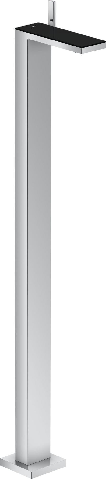 AXOR MyEdition Waschtischmischer zur Bodenmontage mit Sicherheitsglasplatte in Chrom