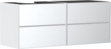 HANSGROHE Xevolos E Waschtischunterschrank 1370 mm mattweiß/eiche dunkel, grifflos