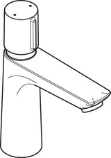 HANSGROHE Talis E Selbstschluss-Waschtischmischer mit Temperaturregulierung chrom