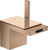 AXOR MYEDITION Einhebel-Bidetmischer ohne Platte polished gold optic mit Push-Open Ablaufgarnitur