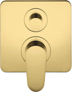 ohne Umsteller / polished gold optic / Unterputz
