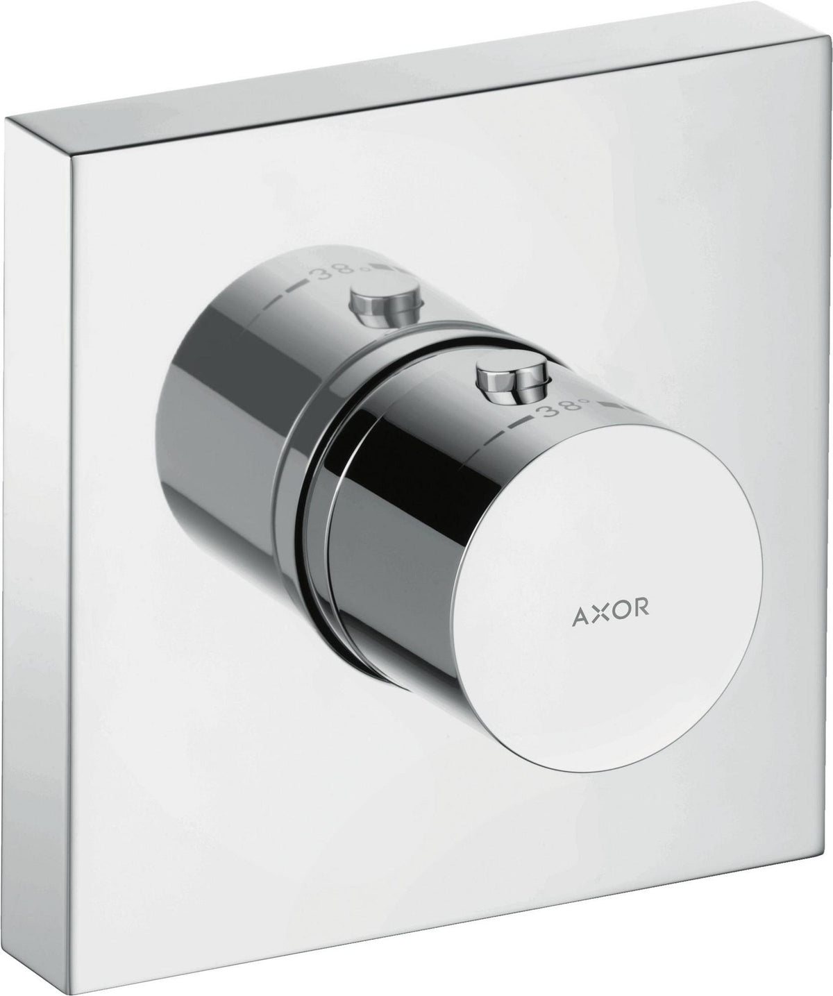 AXOR STARCK SHOWERCOLLECTION Thermostatmodul DN 20 eckig 120x120 mm Chrom – 1 Verbraucher, 34 l/min