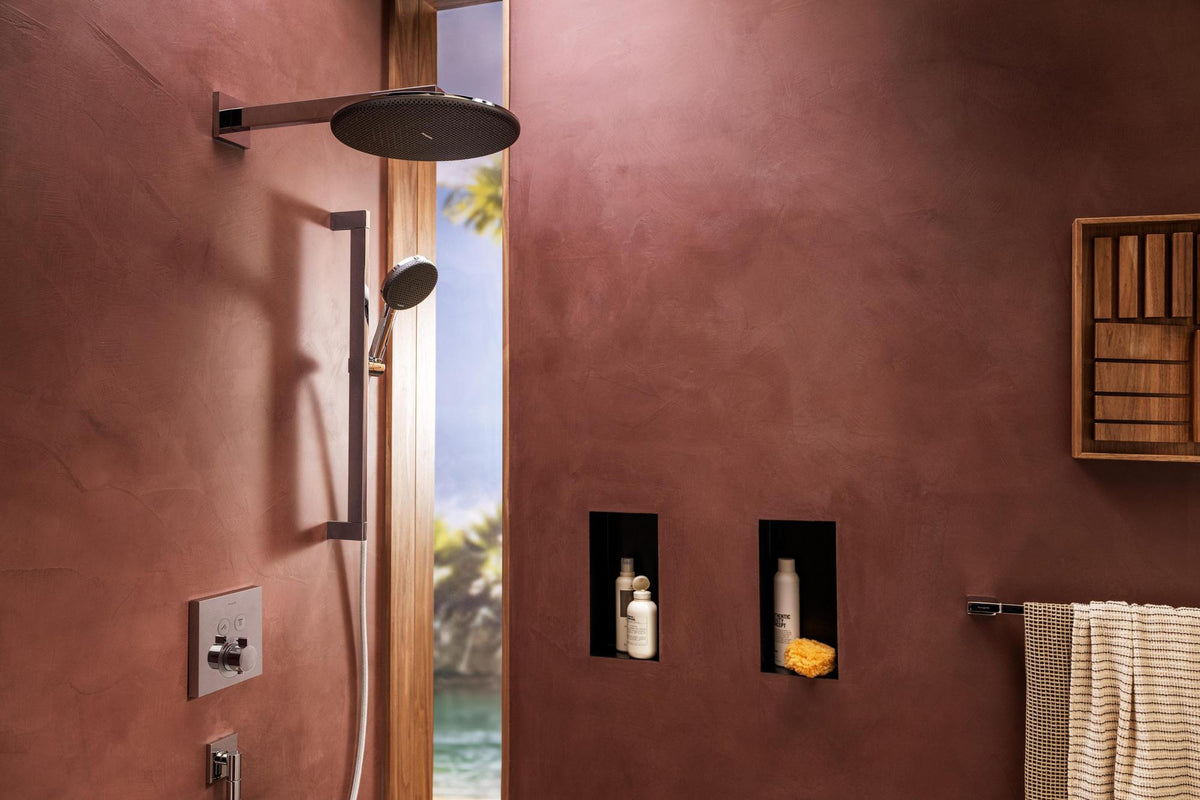 HANSGROHE XtraStoris Minimalistic Wandnische rahmenlos mattschwarz 300x150x100 mm