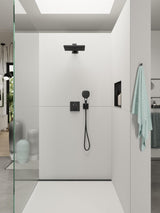 HANSGROHE FixFit E Wandanschluss mit Brausehalter – polished gold optic
