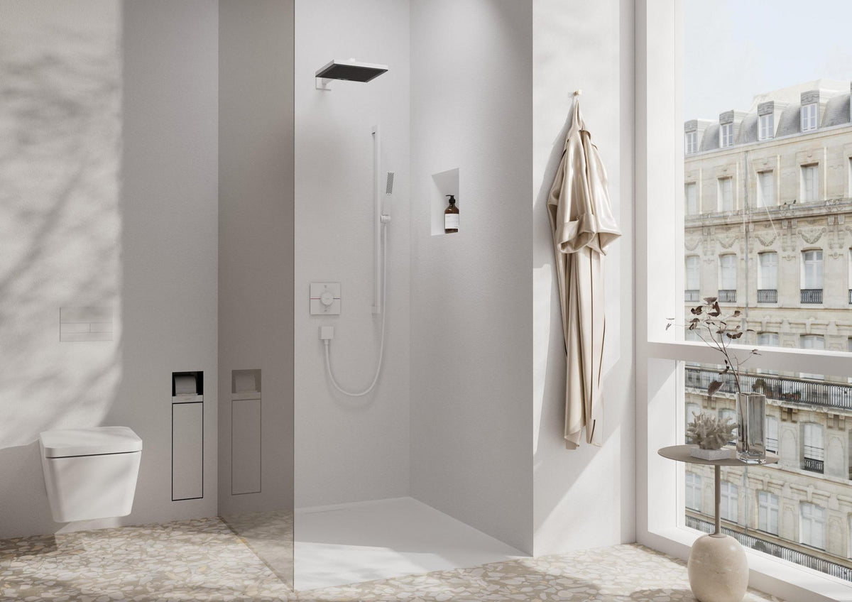 HANSGROHE XtraStoris Minimalistic Wandnische rahmenlos mattschwarz 300x150x100 mm