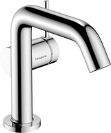 HANSGROHE Tecturis S Fine ComfortZone 110 Einhebel-Waschtischmischer mit Push-Open Ablaufgarnitur, chrom