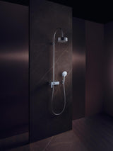 AXOR Citterio Showerpipe DN 15 mit Einhebelmischer und 1jet Kopfbrause – Chrom