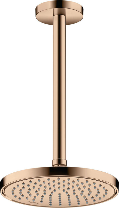 AXOR Kopfbrause 220 1jet EcoSmart Chrom – Rain-Duschkopf mit Antikalk, 220 mm, für Wand- und Deckenmontage