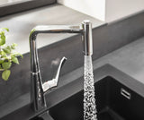 HANSGROHE Metris M71 Einhebel-Küchenmischer 320 mit sBox und Ausziehbrause, Chrom