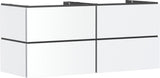 HANSGROHE Xilesa E Waschtischunterschrank 1375 mm – 4 Schubkästen, SoftClose, Wandmontage