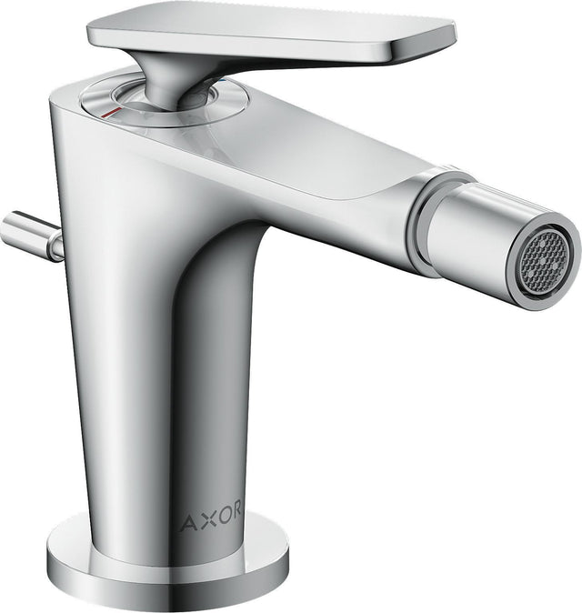 AXOR Citterio C Einhebel-Bidetmischer mit Zugstangen-Ablaufgarnitur, Ausladung 113 mm, chrom