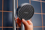 HANSGROHE Handbrause Activera Select S 95 2jet EcoSmart Chrom – 2 Strahlarten, Select-Taste, QuickClean+