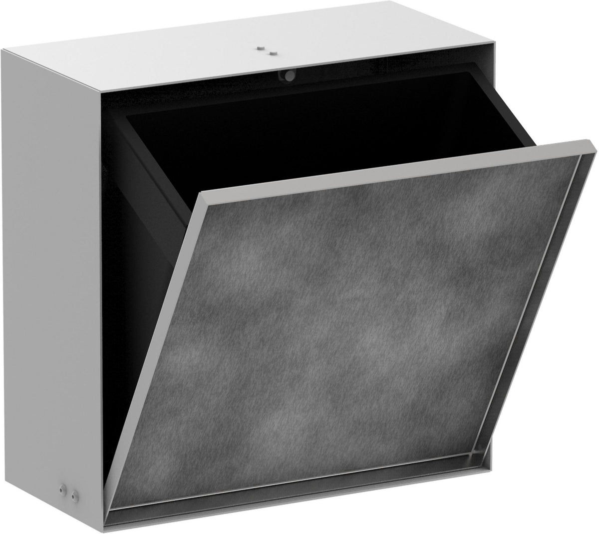 HANSGROHE XtraStoris Rock Einbau-Abfalleimer mit befliesbarer Tür 300 x 300 x 140 mm