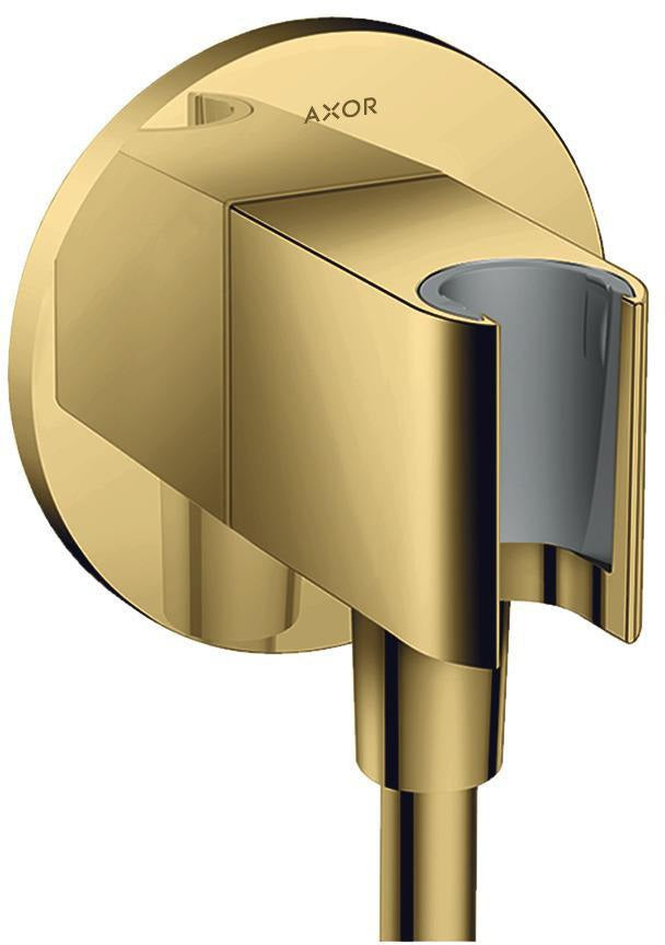 AXOR Schlauchanschluss Fixfit rund mit Rückflussverhinderer brushed gold optic