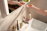 HANSGROHE Xarita Lite Q Wandspiegel 500x700 mm mit seitlicher LED-Beleuchtung und TouchlessSensor