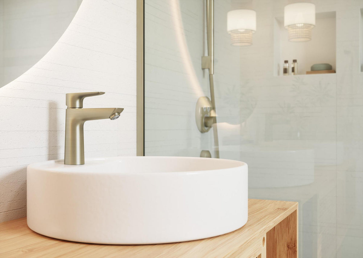 HANSGROHE Talis E Einhebel-Waschtischmischer 110 mit Ablaufgarnitur, chrom – ComfortZone, 5 l/min