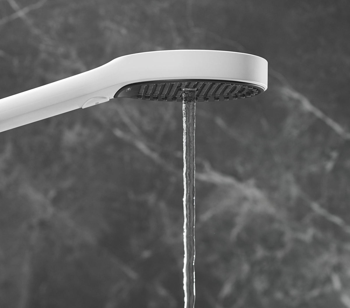 HANSGROHE HG Handbrause Rainfinity 130 3jet Chrom – 3 Strahlarten, QuickClean, Select-Taste