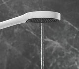 HANSGROHE HG Handbrause Rainfinity 130 3jet Chrom – 3 Strahlarten, QuickClean, Select-Taste