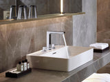 HANSGROHE Metropol 3-Loch-Waschtischarmatur mit Push-Open Ablaufgarnitur, Chrom, ComfortZone 160